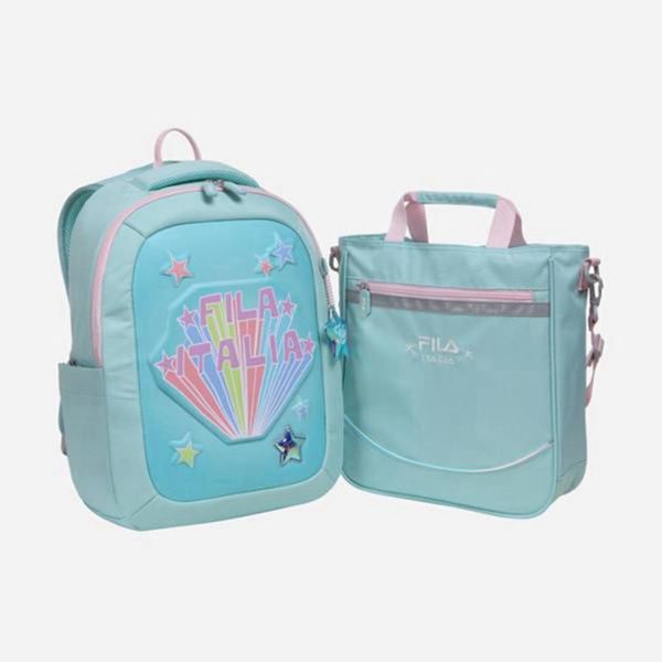 Mochila Fila Niñas Turquesa - Cotton Candy School Set - España 890162RTS
